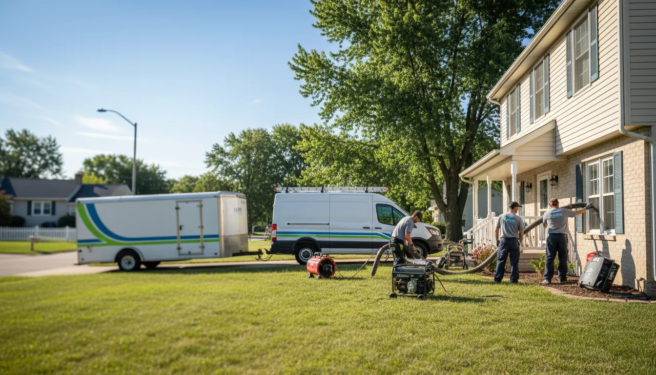 Flooded Basement Restoration And Cleanup With Repair in Oakdale, NE near me